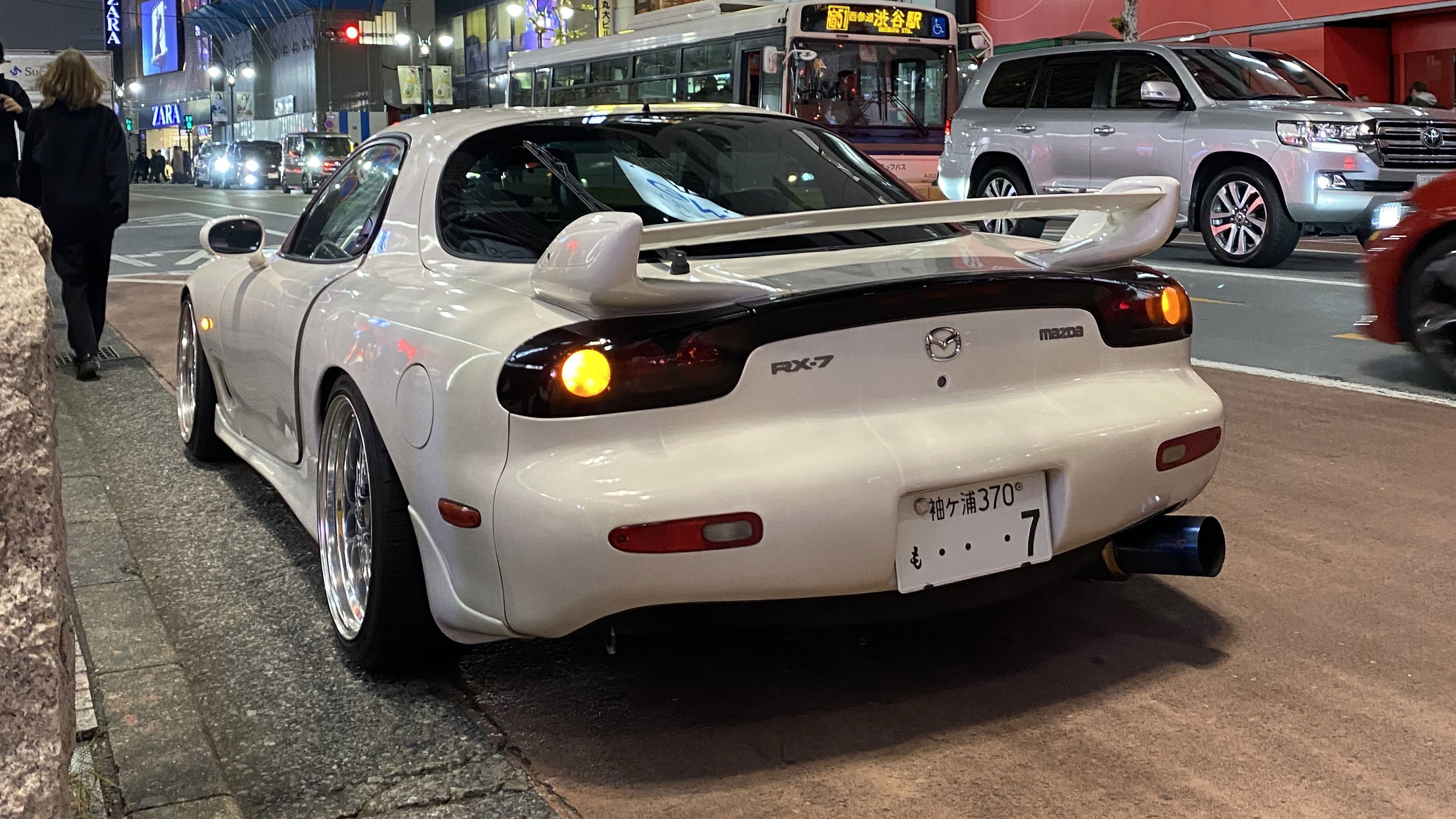 Mazda RX-7 in Shibuya